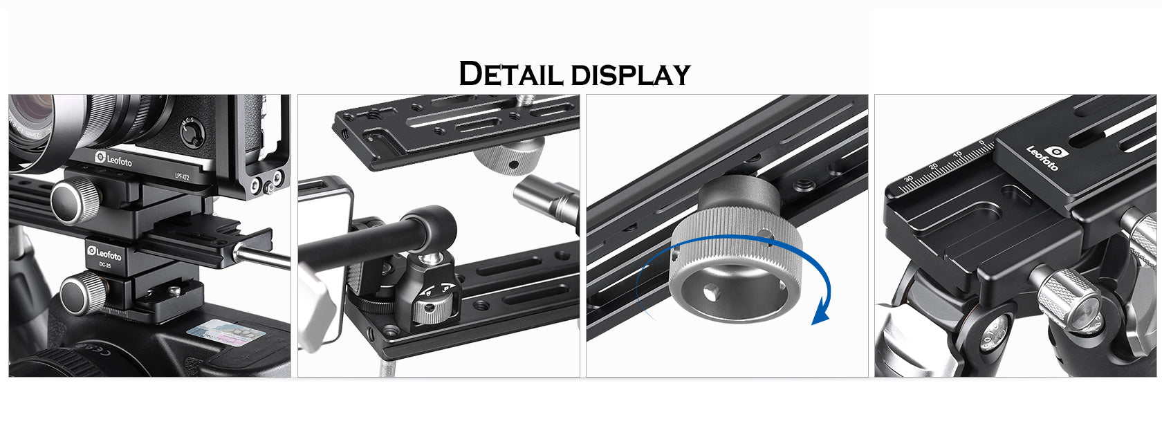Leofoto NP-600 Kit 600mm Double Platform / Two Cameras Mounted side-by-side
