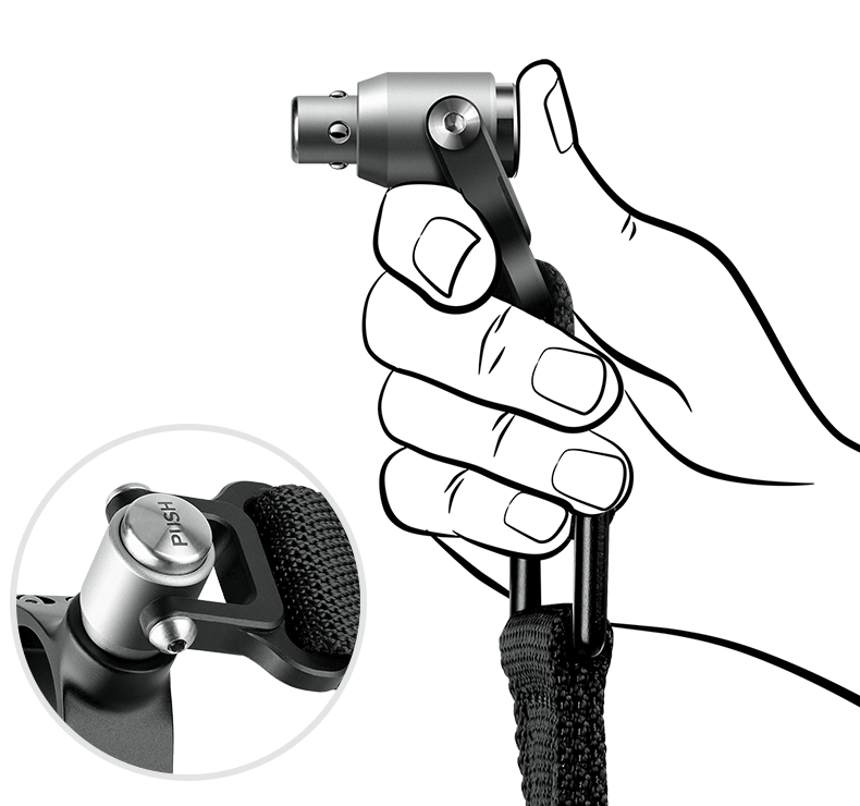 Leofoto SP-01+DC-22Q QD Strap & Clamp Kit