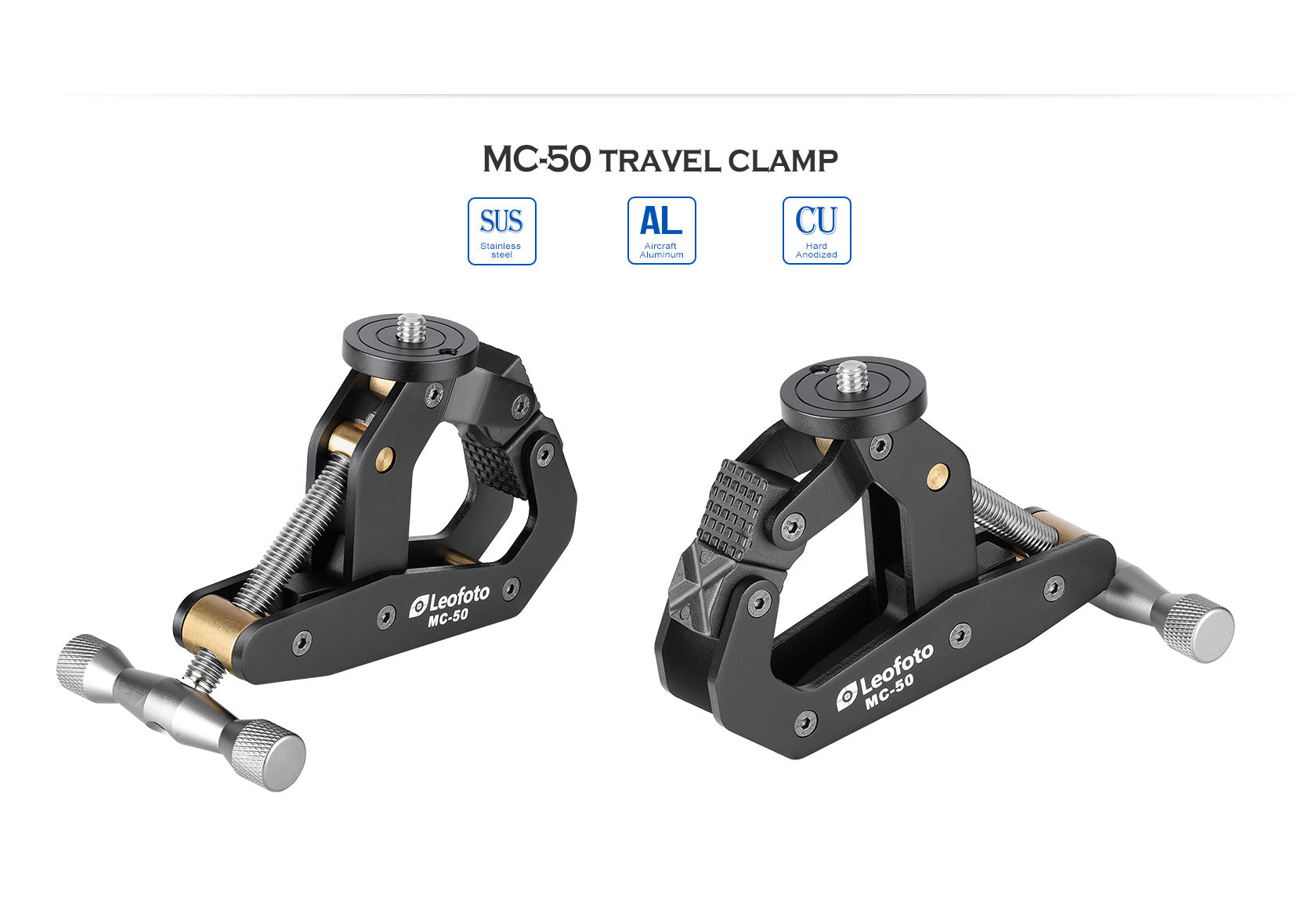 Leofoto MC-50 Multipurpose Clamp for Phones