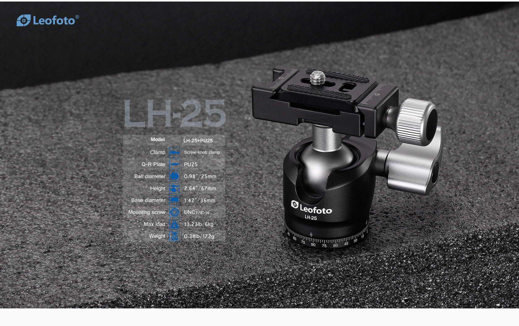 Leofoto LS-223C X Version Mini Ranger Series Tripod + Ballhead Set
