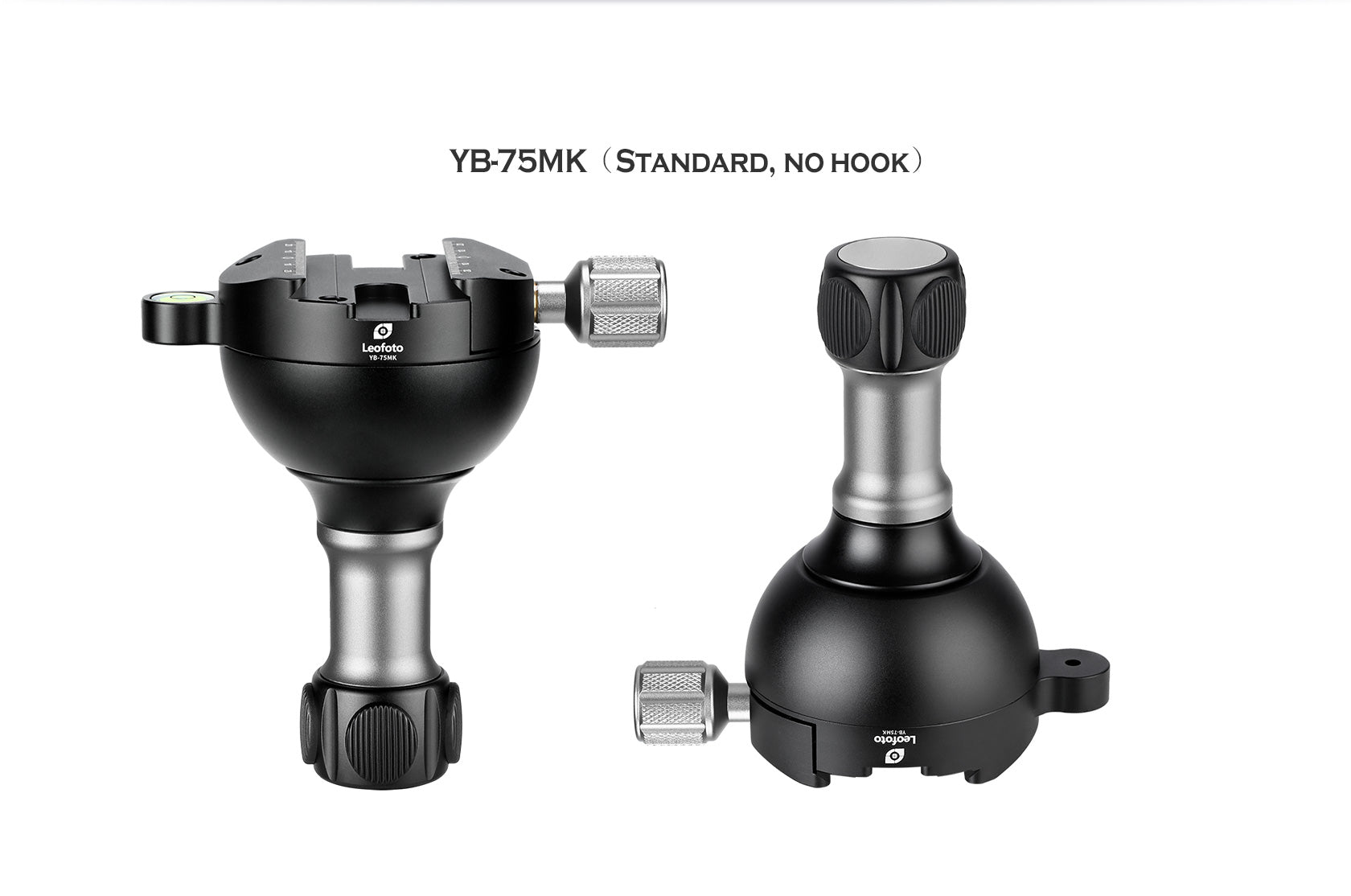 Leofoto YB-75LK / YB-75MK / YB-75SK | Leveling Base with Handle for 75mm Bowl | Arca Clamp