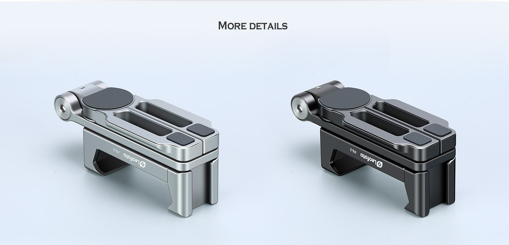 Leofoto PS-2 Multi-Functional Foldable Cellphone Stand with Arca-Compatible Dovetail and Cold Shoe Mount