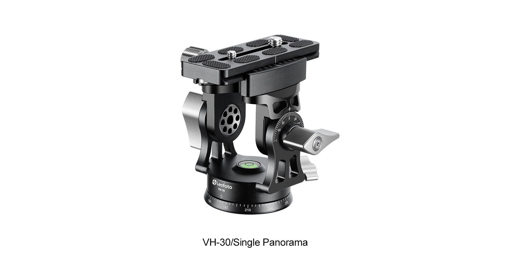 Leofoto VH-30 / VH-30N Two-Way Telephoto Lens Head | Arca-Compatible Screw-Knob Clamp