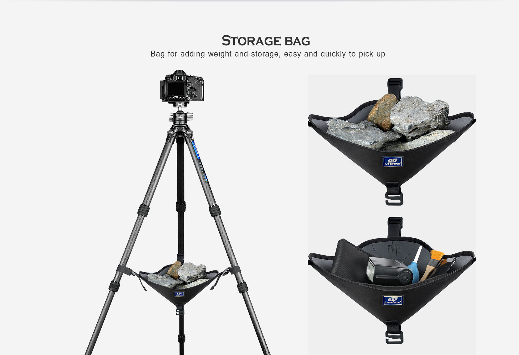 Leofoto RB-1 / RB-2 Universal Tripod Rock Bag