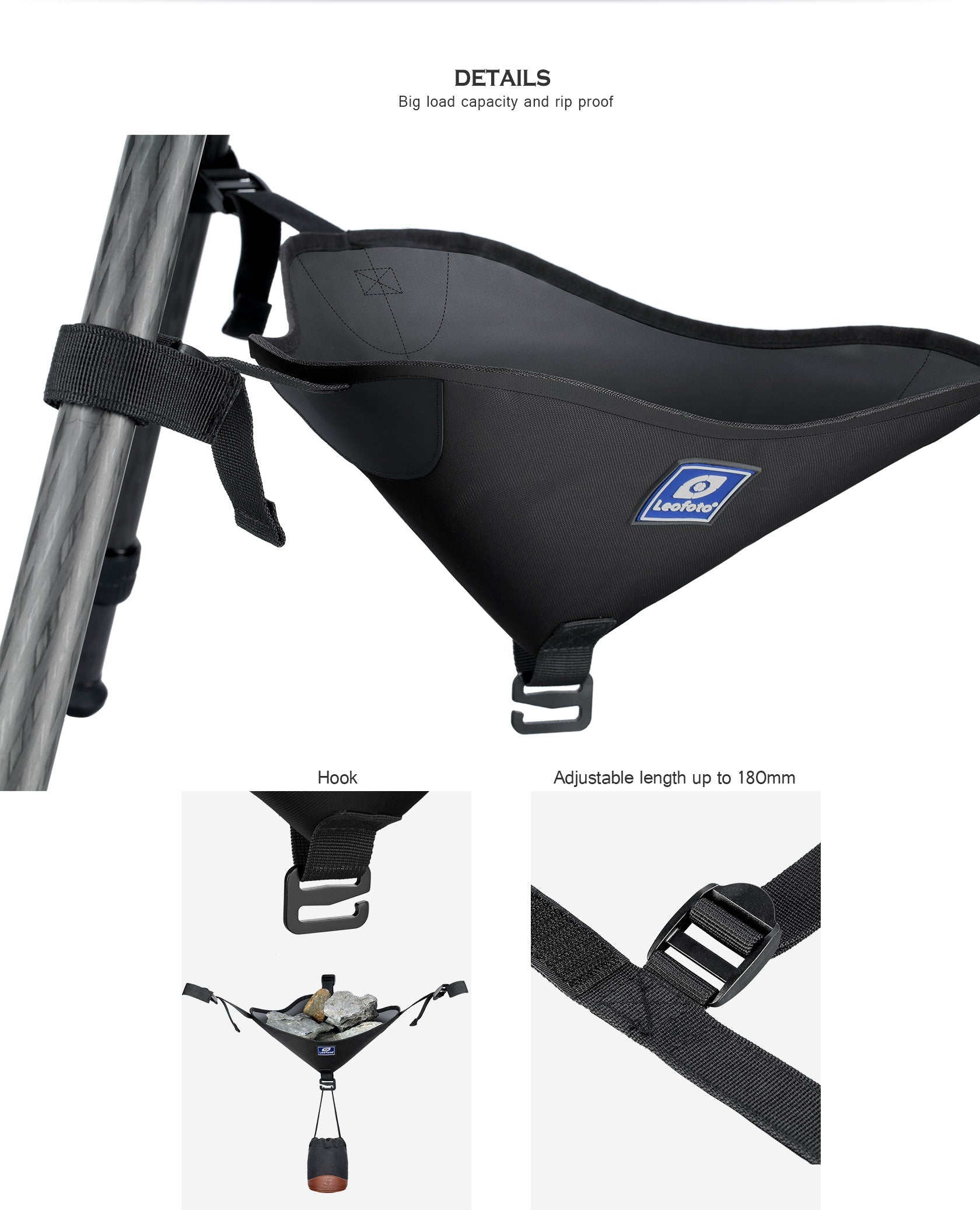 Leofoto RB-1 / RB-2 Universal Tripod Rock Bag