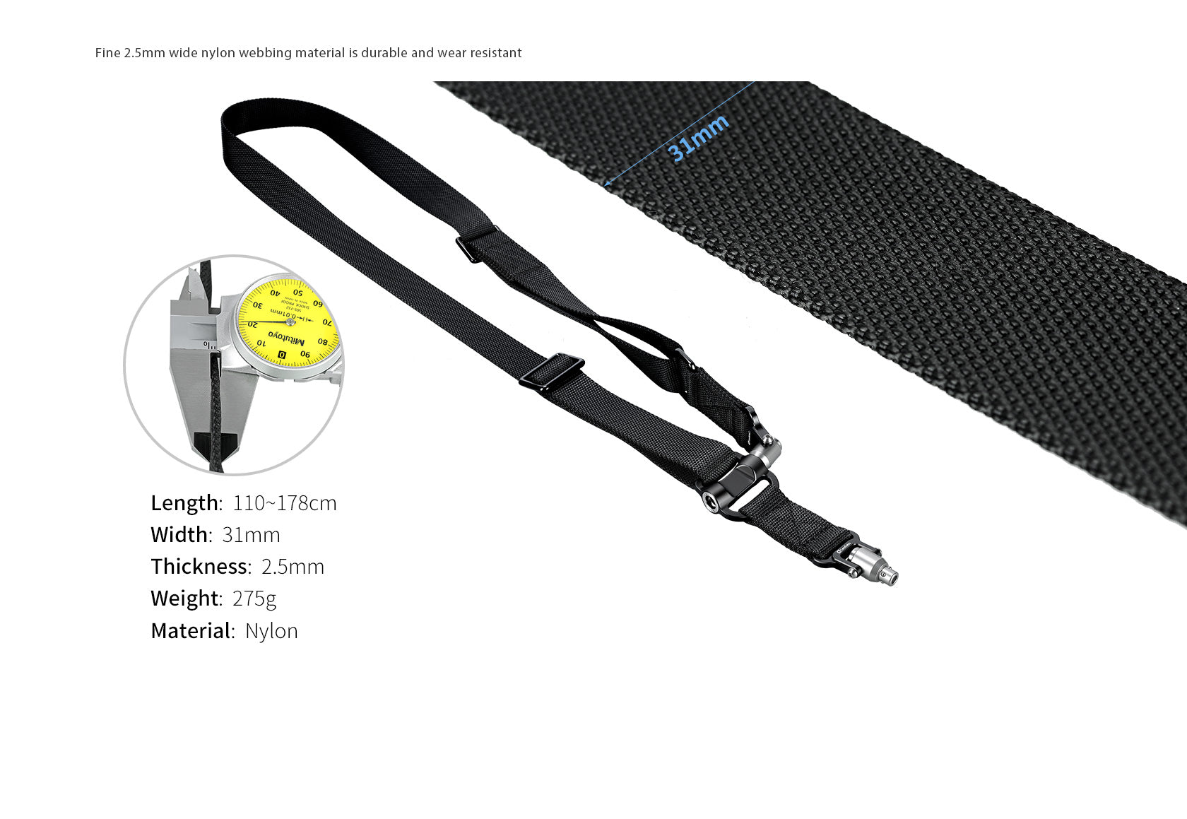 Leofoto SP-01+DC-22Q QD Strap & Clamp Kit