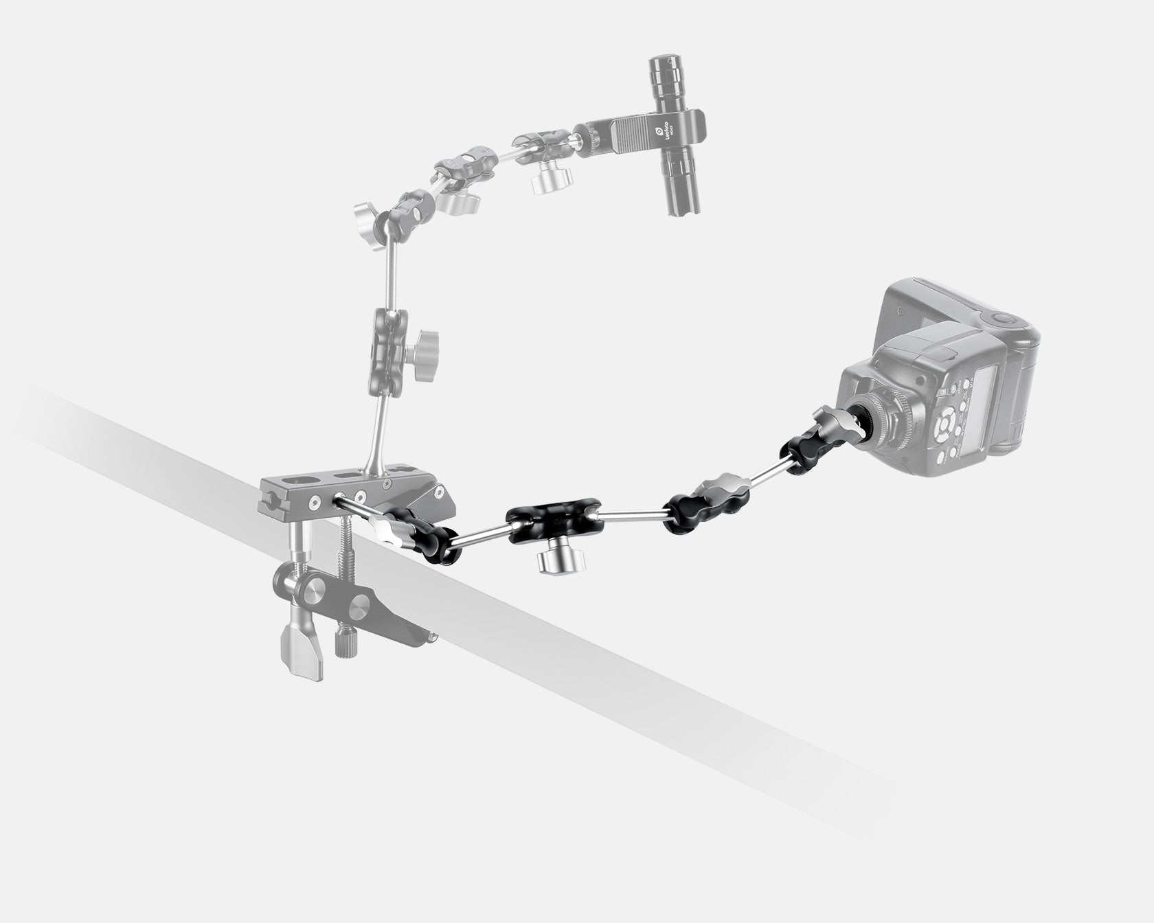 Leofoto AM-1XL Long Magic Arm 1/4" Mounting Screw/ 4 Locks