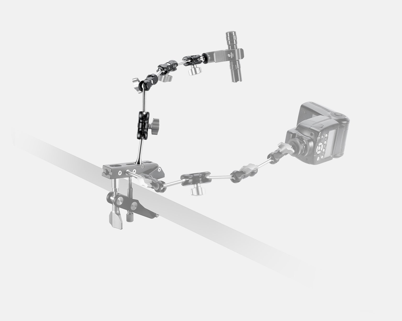 Leofoto AM-1TXL Long Magic Arm 1/4" Mounting Screw/ 4 Locks