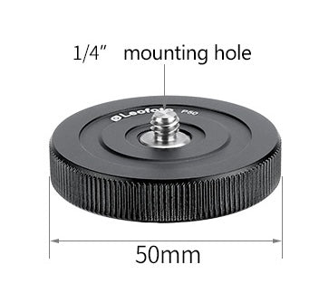 Leofoto A200 8" Ground Mount Spike w 1/4" Screw