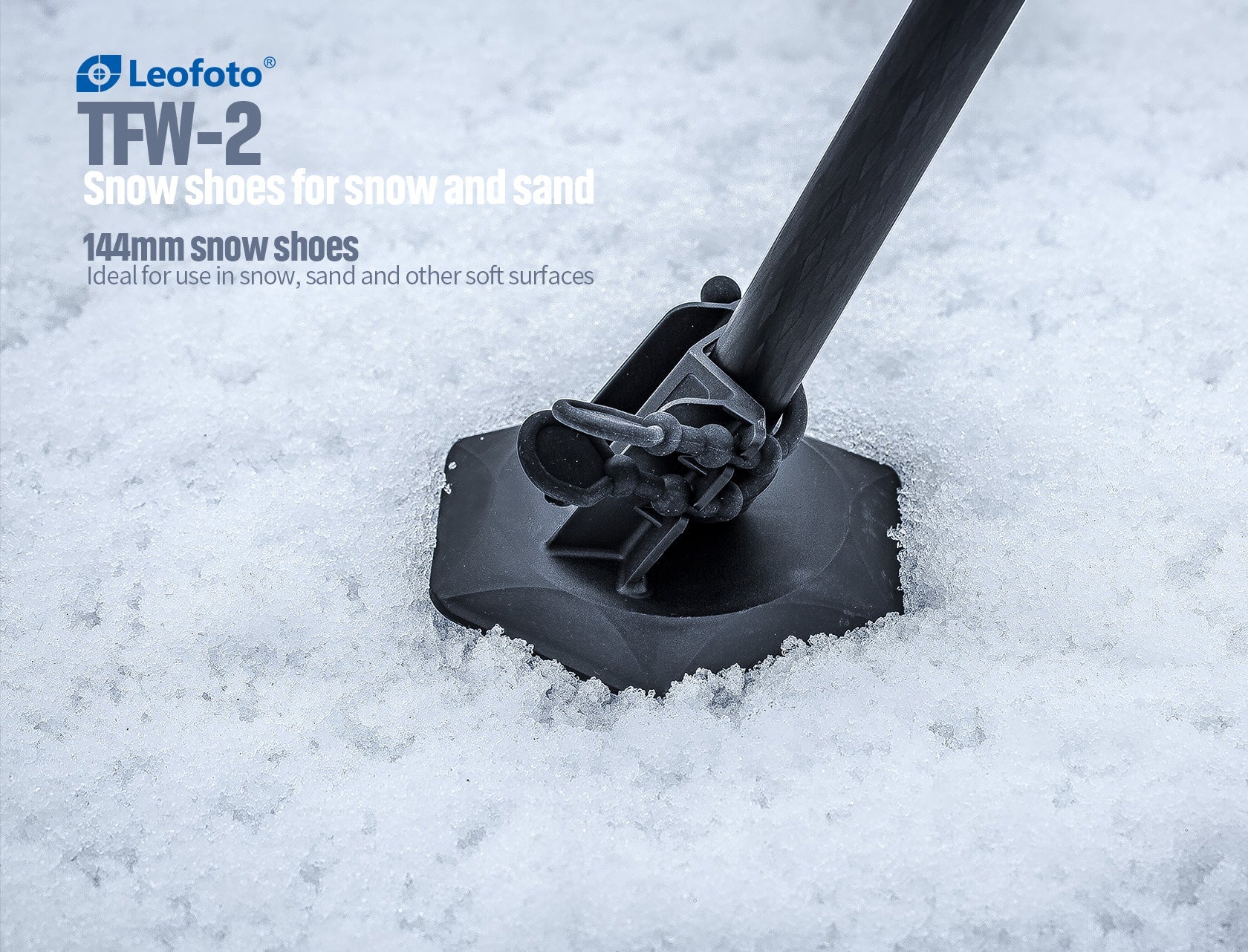 Leofoto TFW-2 Set of 3 Universal Snow / Sand Shoes 144mm Feet For Tripod
