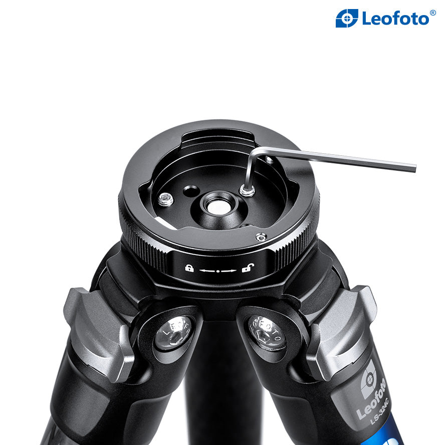 Leofoto QS-70M: x1 QS-70 Receiver Base and 2 x Q70 Connecting Plates, Ballhead Quick-Link System 3/8"