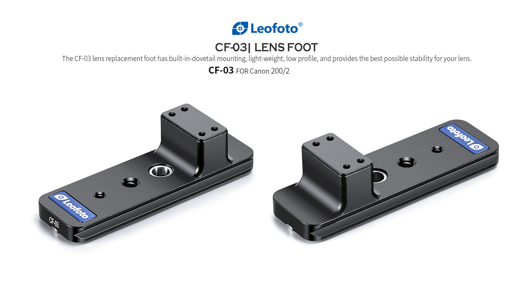 Leofoto CF-03 Replacement Foot for CANON 200 f/2L