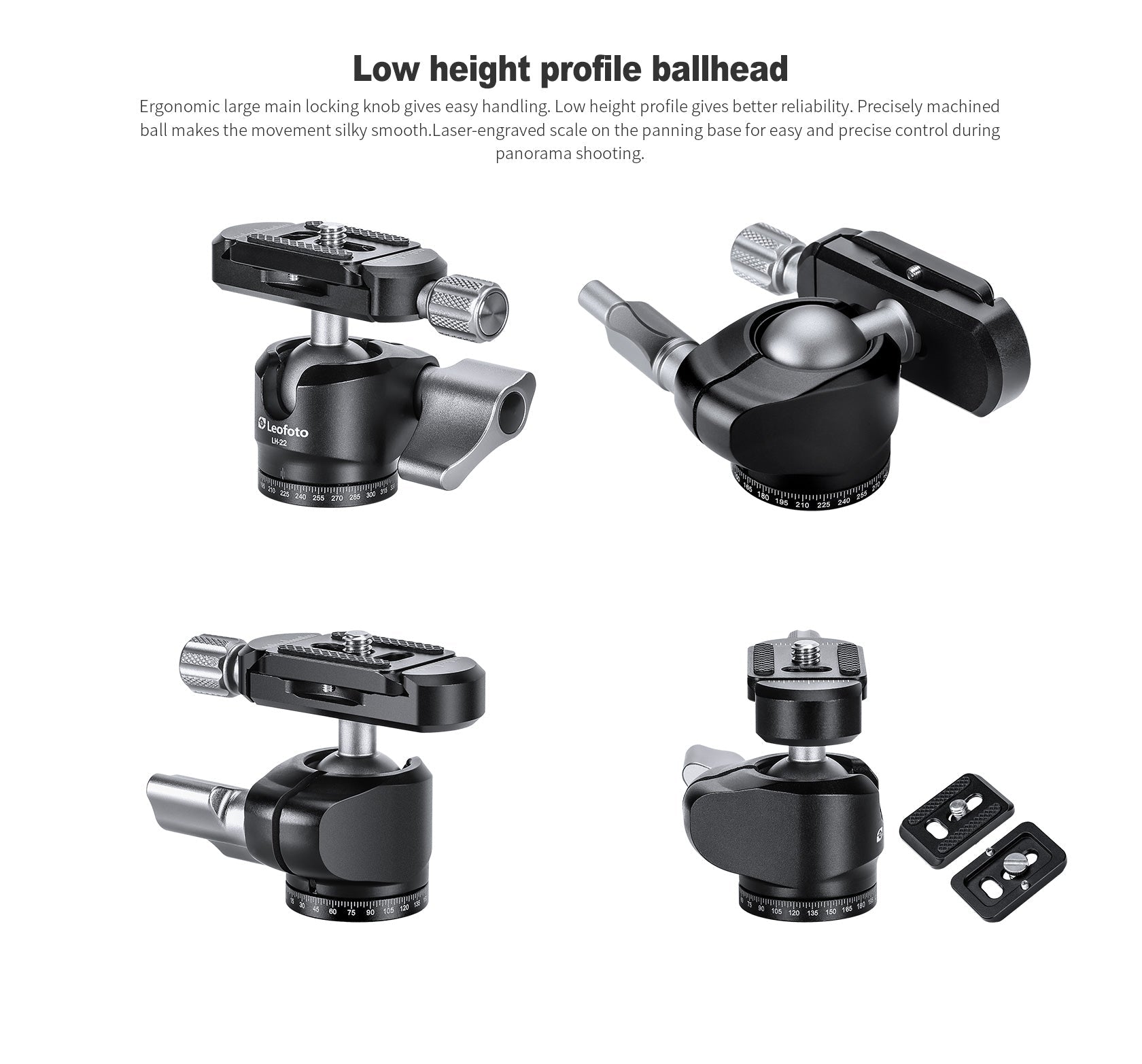 Leofoto MT-02C Mini Tabletop Travel Tripod | Color Options