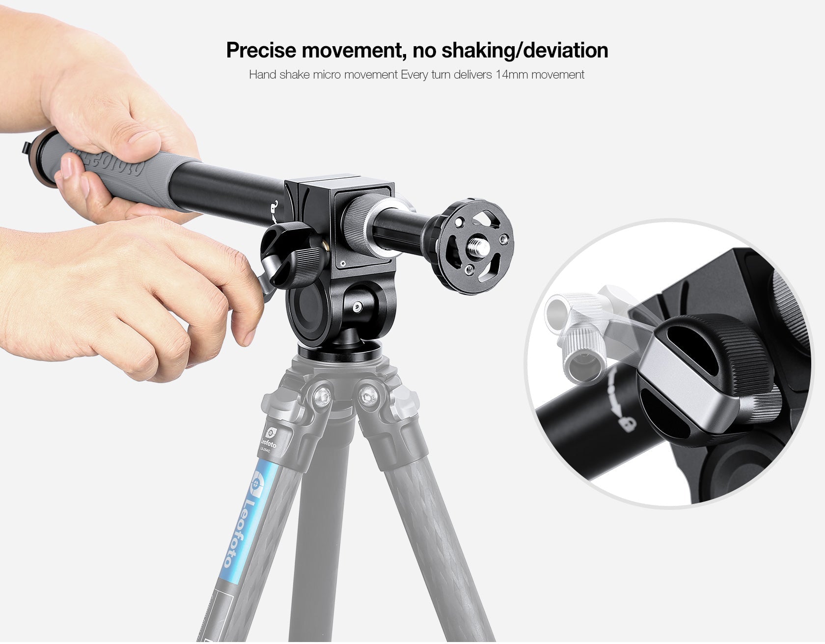 Leofoto GC-282AL Geared Multi-Function Boom Arm | Geared Driven Extension Drive