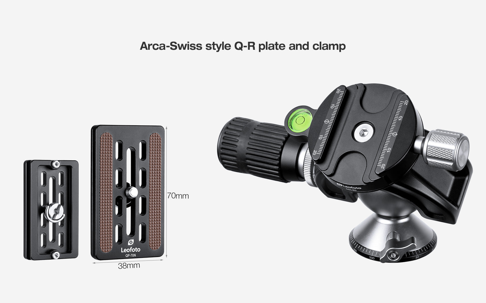 Leofoto MH-35 Full Dynamic Ball Head /w Handlebar Control | Arca Compatible | Ideal for Target Shooting