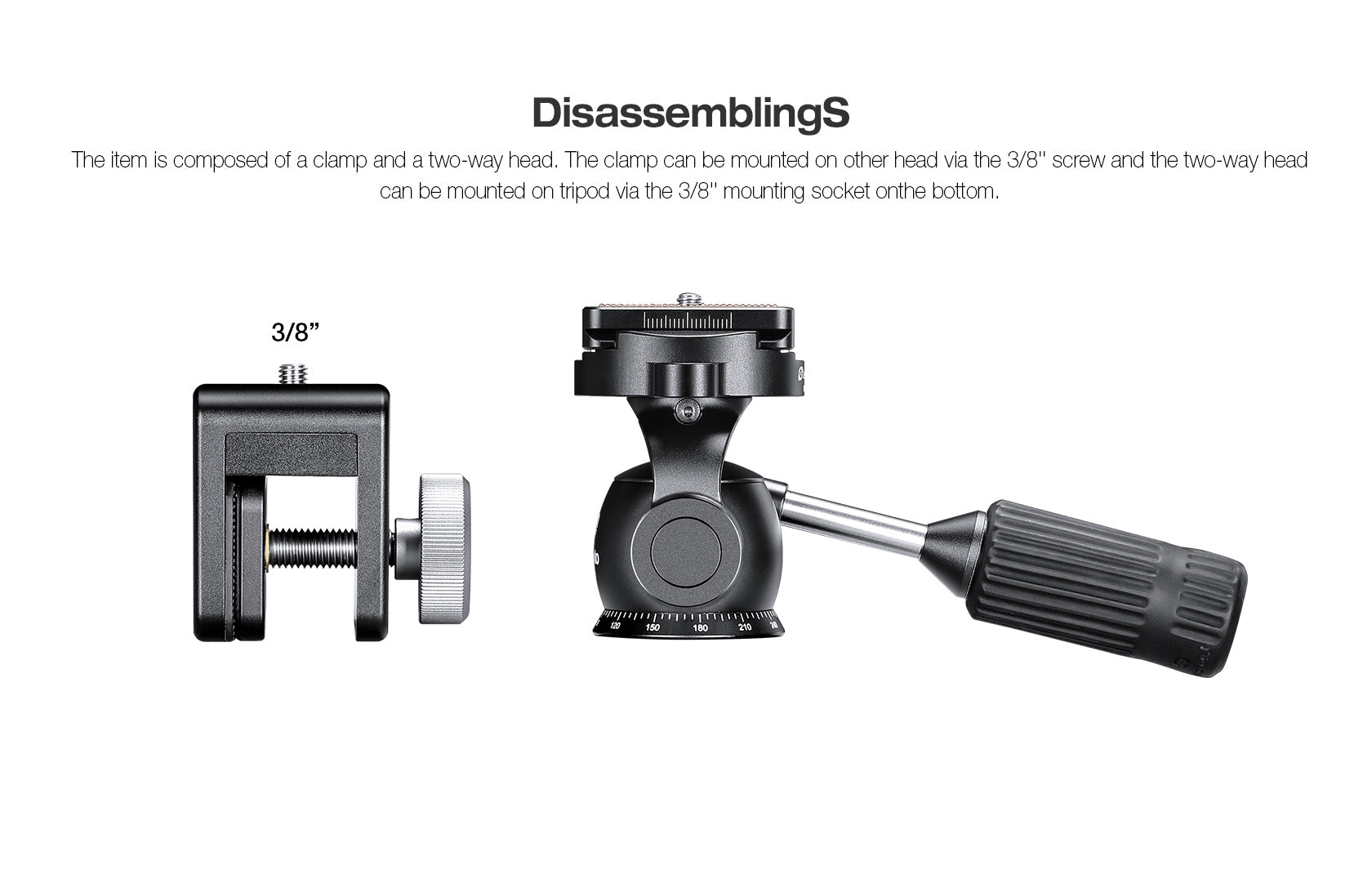 Leofoto WN-01+SW-01 Car Window Clamp Kit/ Windows Mounting Head for Binoculars/ Lens and Camera