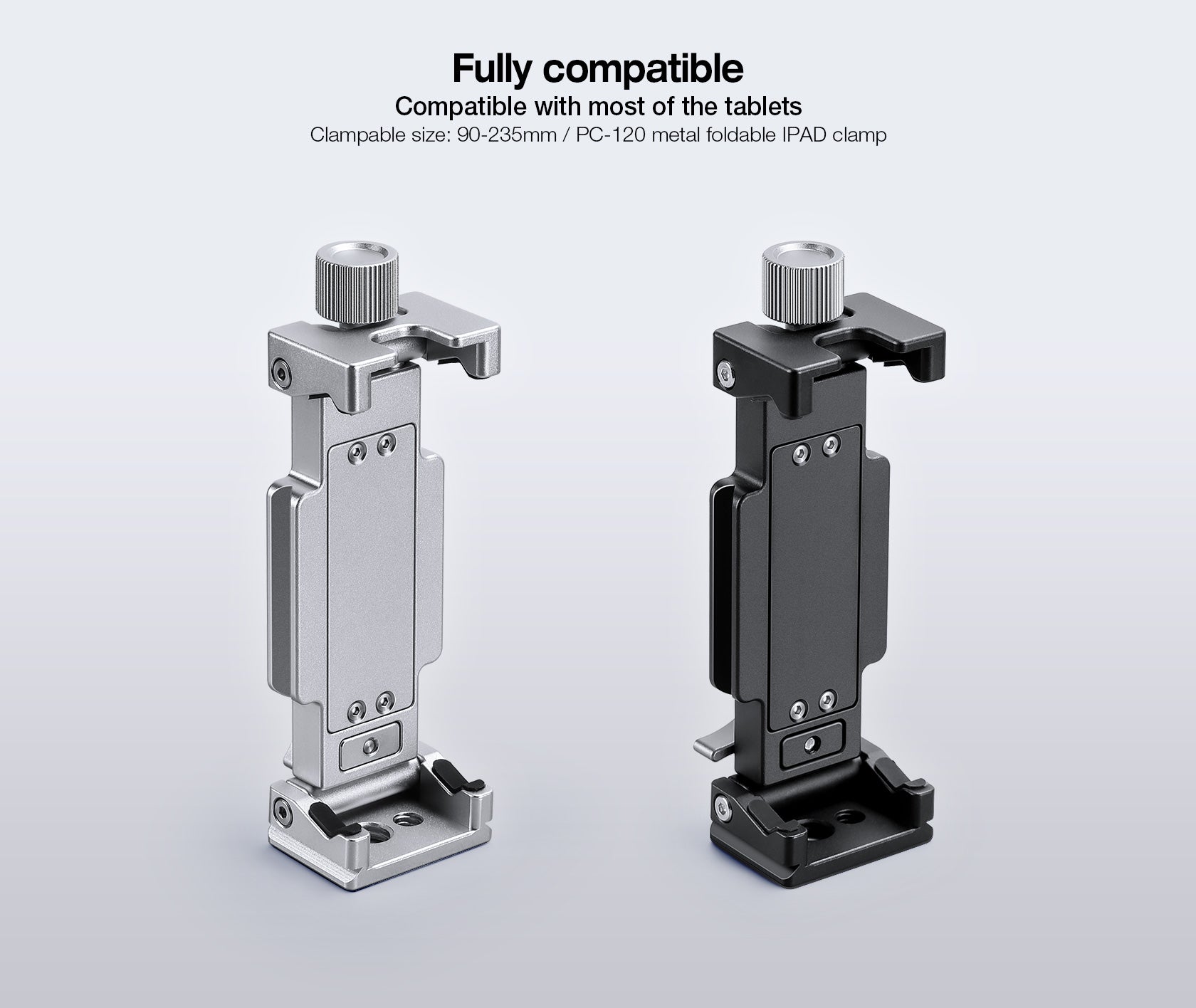 Leofoto PC-120 Portable Phone & Tablet Holder with 1/4'' and 3/8'' Mounting Sockets