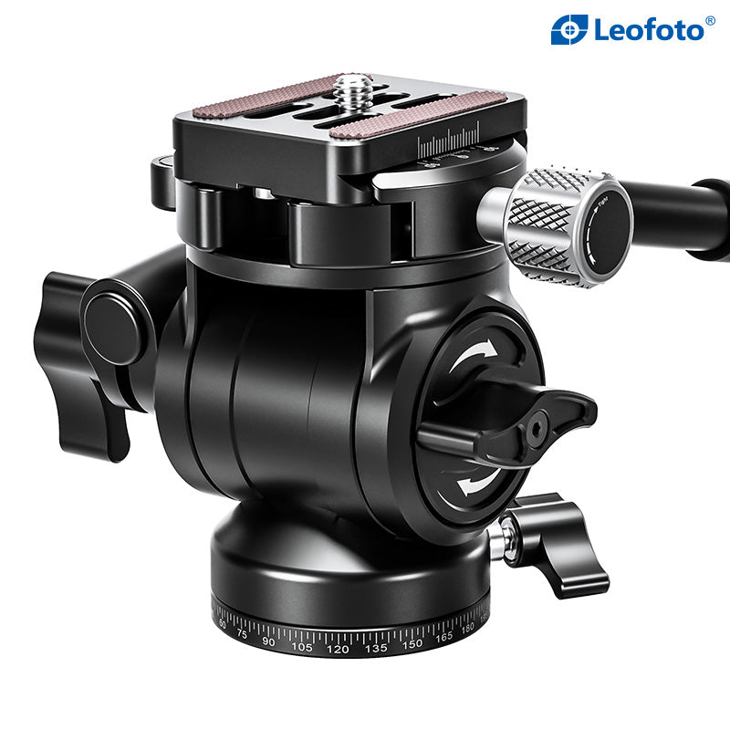 Leofoto BV-1 Mini Compact Fluid Head | Tilt & Base Panning