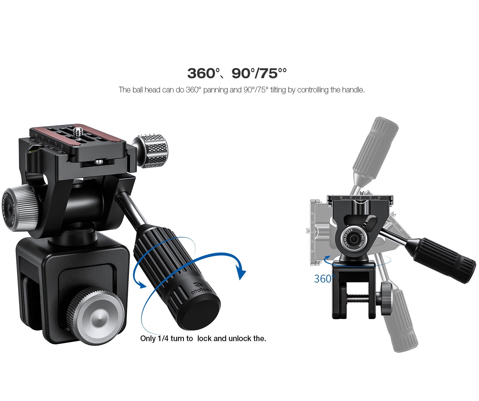 Leofoto WN-01+SW-02 Car Window Clamp Kit/ Windows Mounting Head for Binoculars/ Lens and Camera
