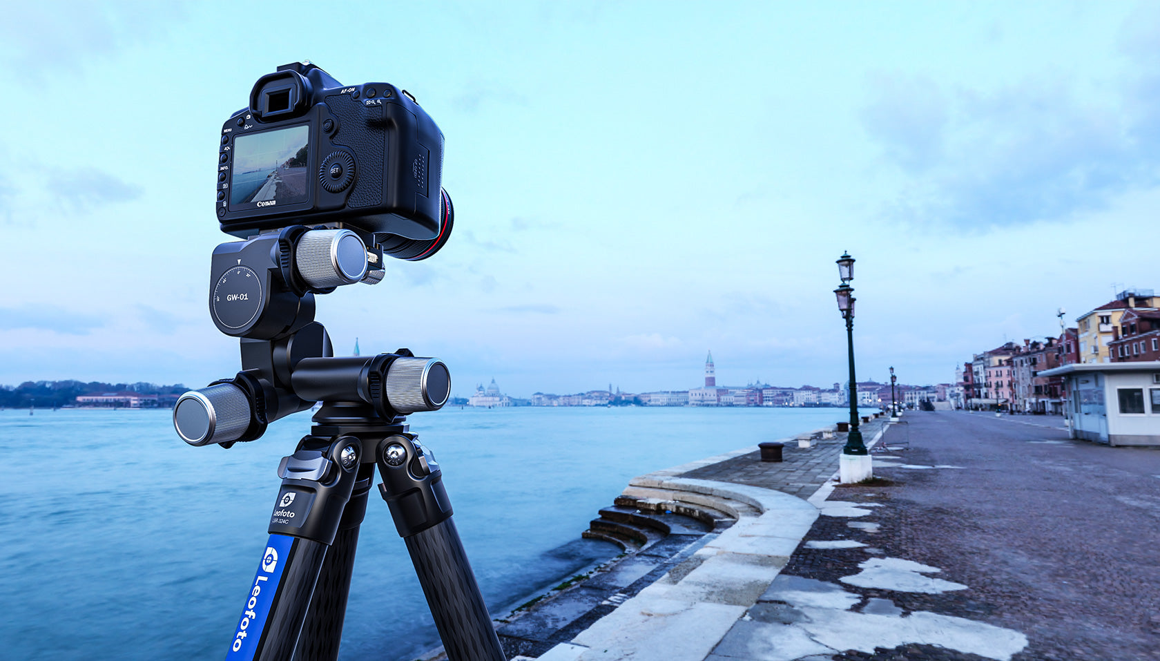 Leofoto GW-01 3-Way Geared Head with QR Plate | Arca Compatible