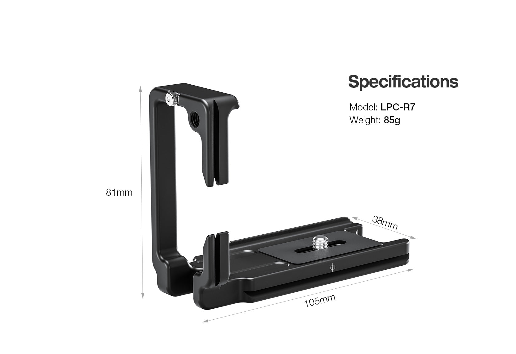Leofoto LPC-R7 L Plate for Canon EOS R7 Camera Arca Compatible