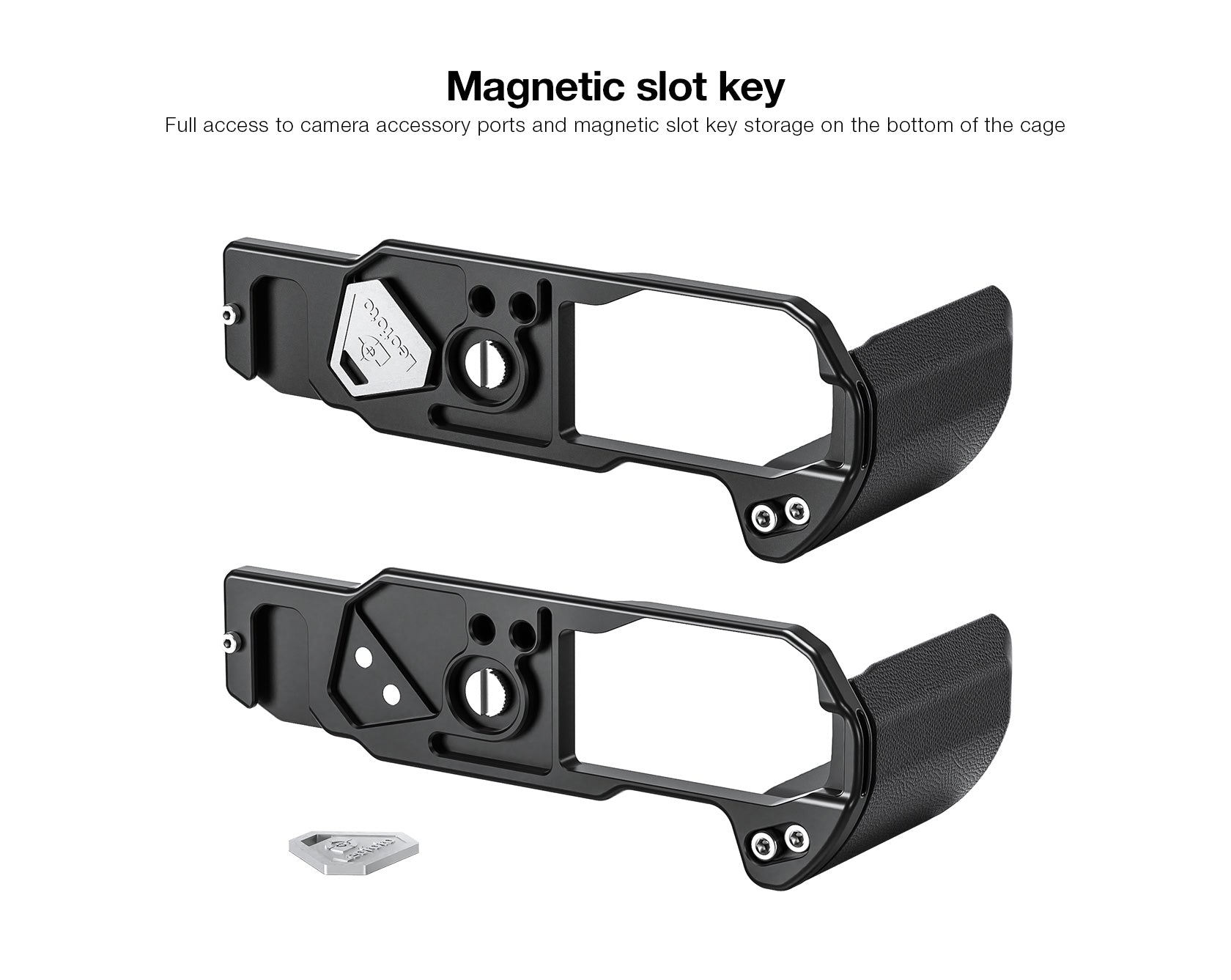 Leofoto LPN-Zfc L Plate for Nikon Zfc | Arca Compatible (Black / Silver)