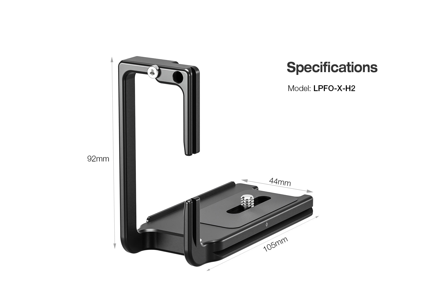 Leofoto LPFO-X-H2 L Plate for Fujifilm X-H2 Arca Compatible