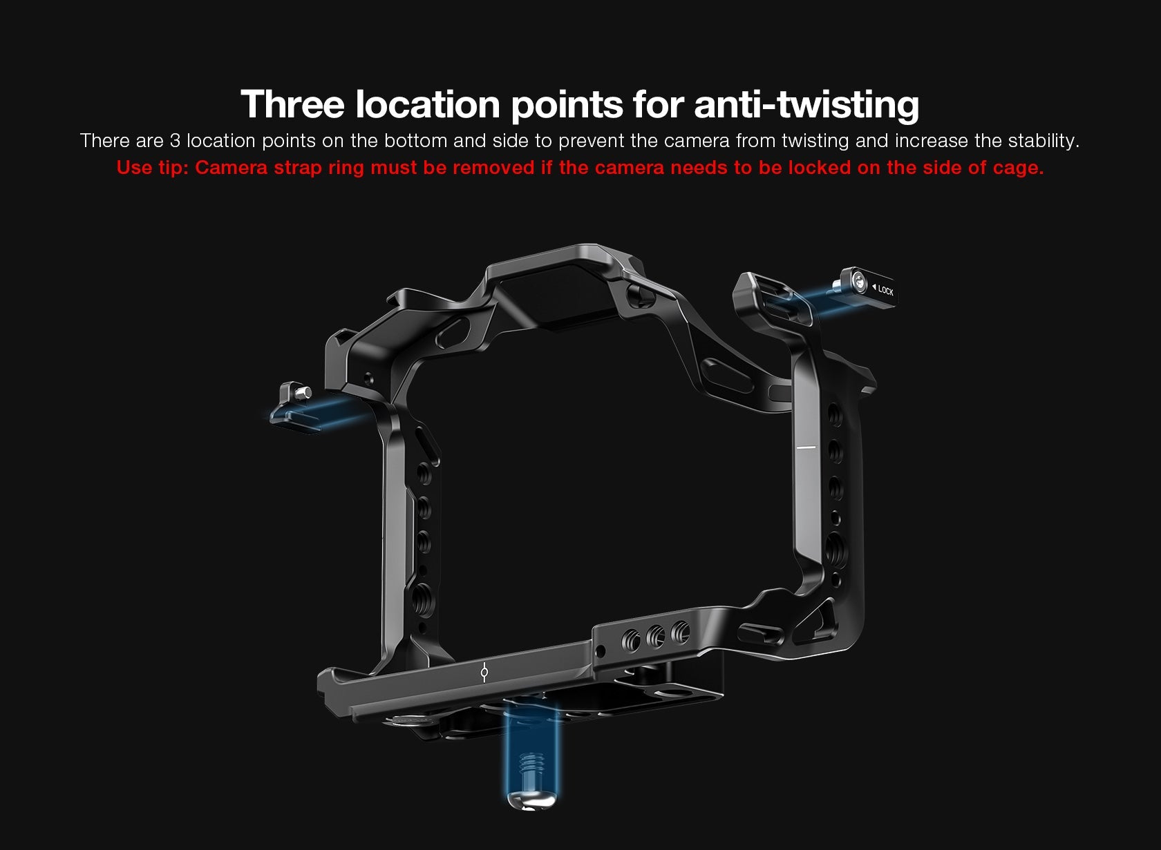 Leofoto LUMIX S5II Custom Cage for Panasonic LUMIX S5 II / S5 IIX Mirrorless Camera