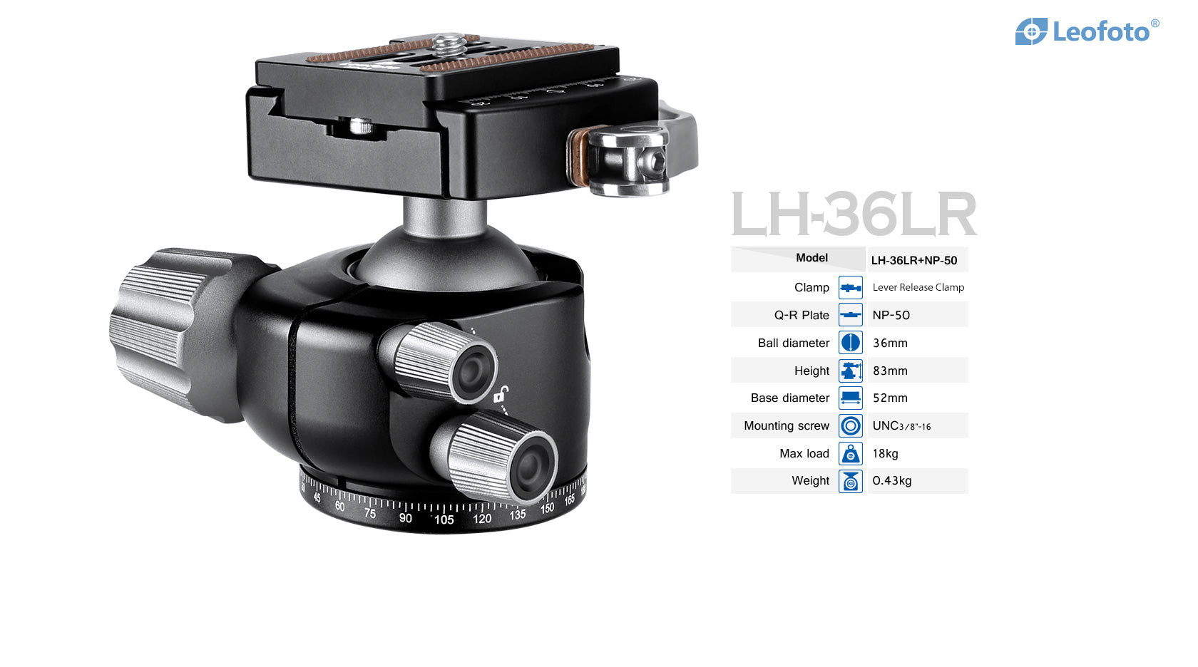 Leofoto LS-284CEX X Version Tripod with Integrated Leveling Head + Ballhead Set
