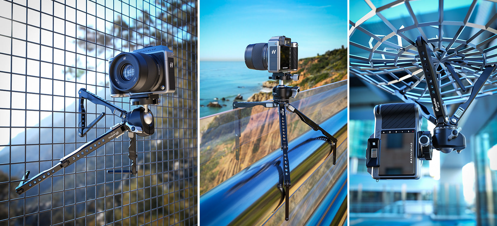 Leofoto MT-04+LH-30 Folding Aluminum Mini Tripod with Ball Head Set and Bag