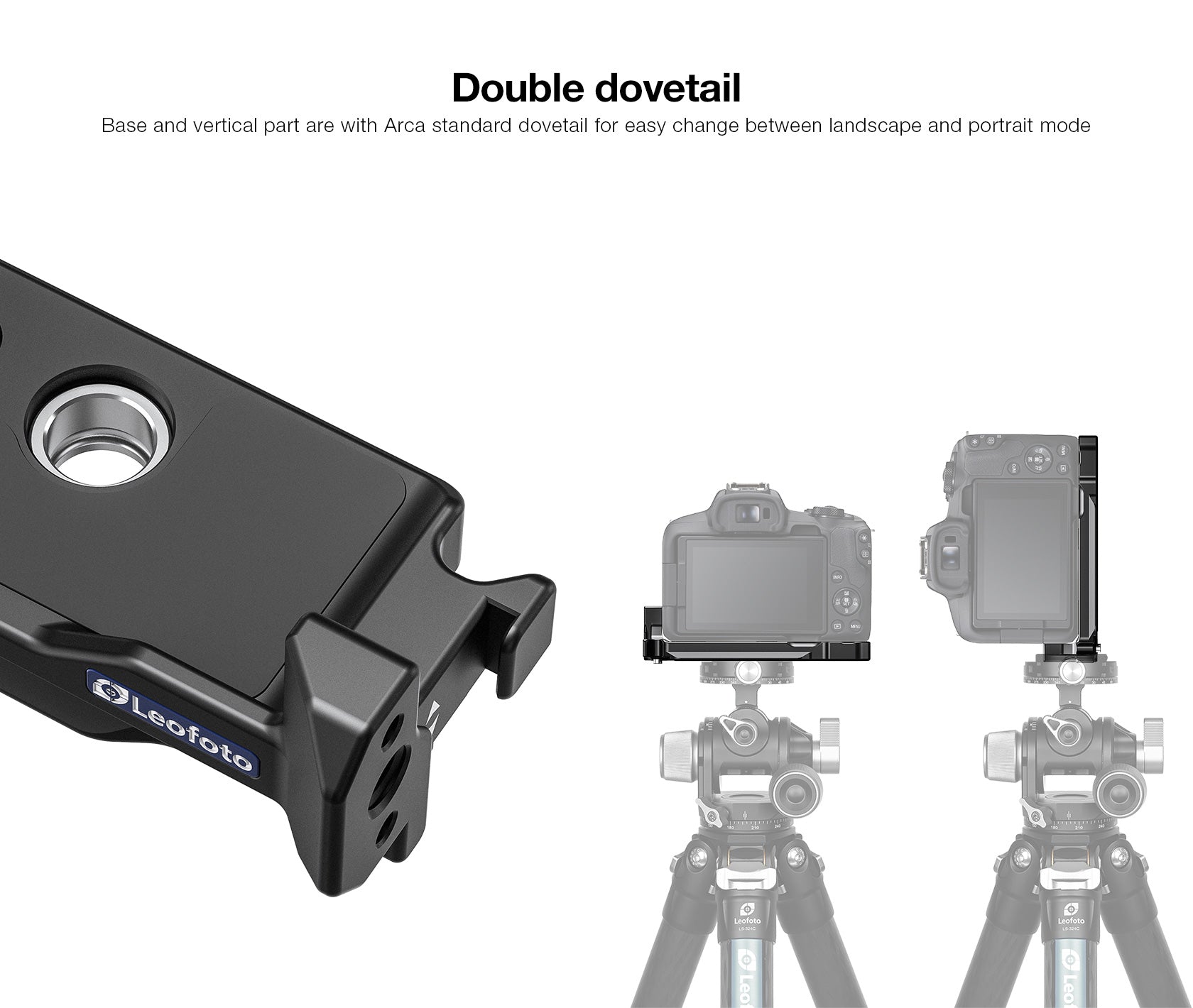 Leofoto LPC-R50 L Plate for Canon EOS R50 Camera | Arca Compatible