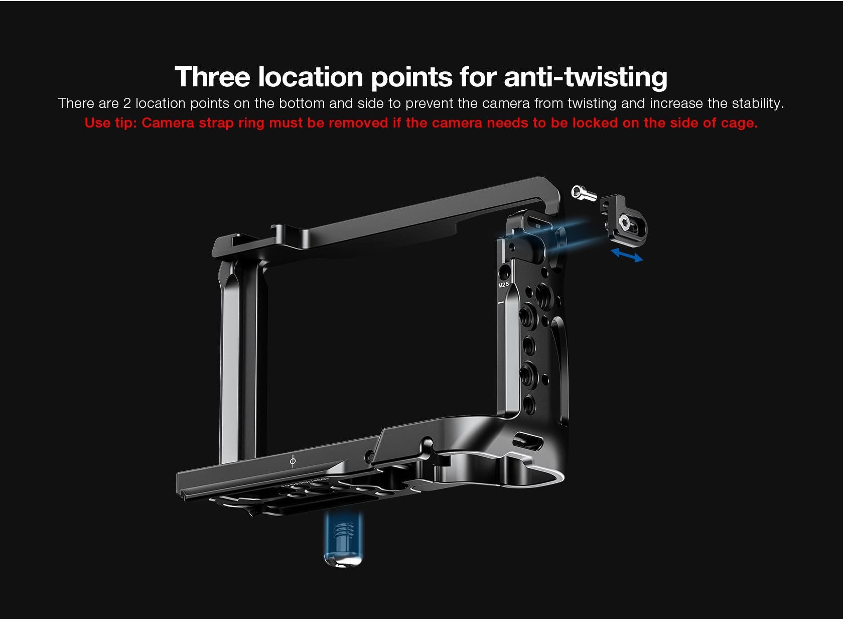 Leofoto A7CR Camera Cage for Sony A7C and A7C II
