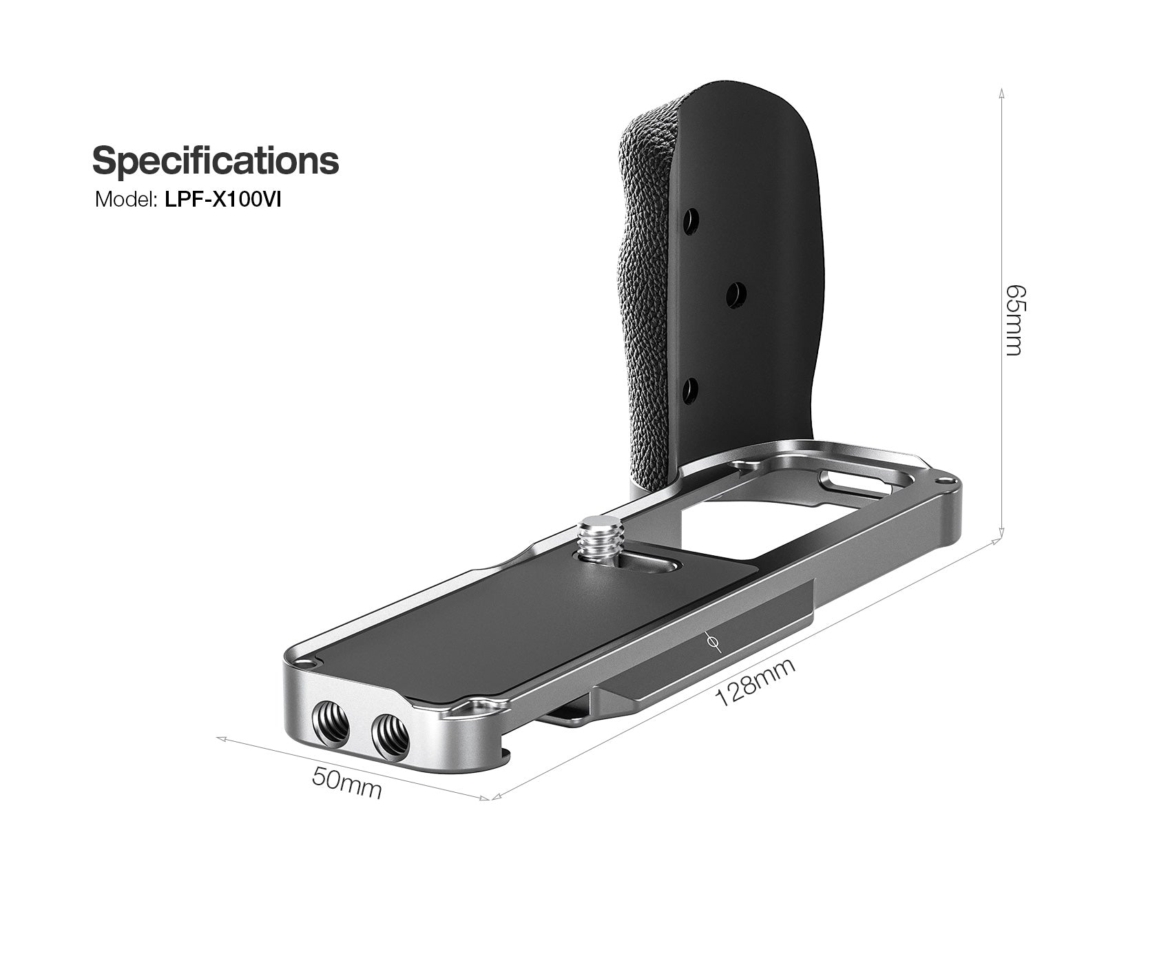 Leofoto LPF-X100VI L Plate for Fujifilm X100VI / X100V | Arca Compatible