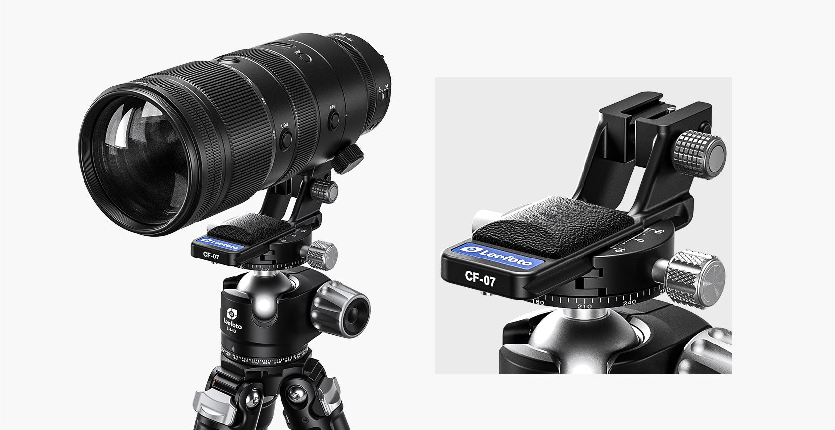 Leofoto CF-07/W Replacement Foot for Canon RF70-200mm F2.8 L IS USM Z / RF24-105mm F2.8 LIS USM Z
