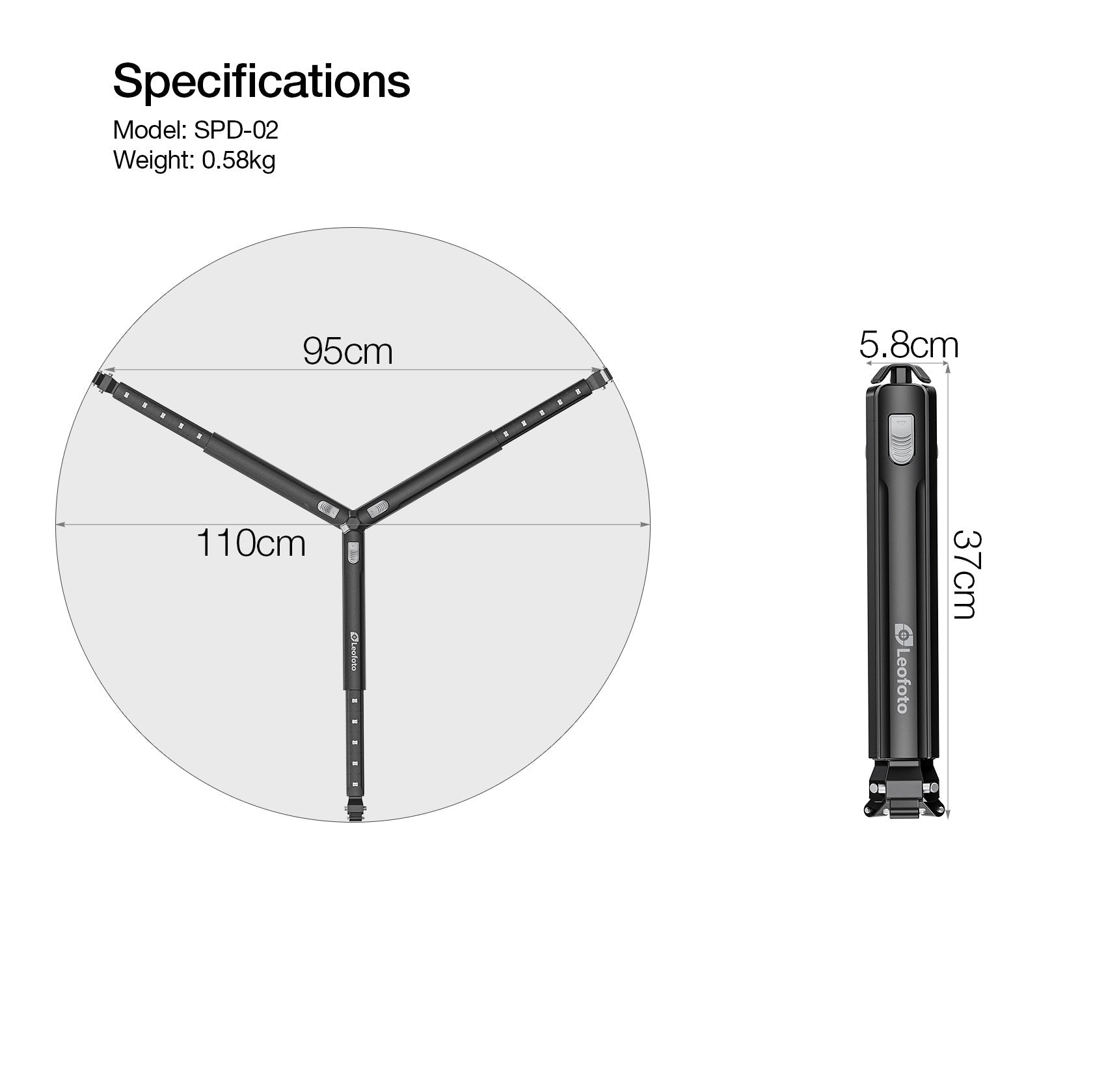 Leofoto SPD-02 Tripod Ground Spreader