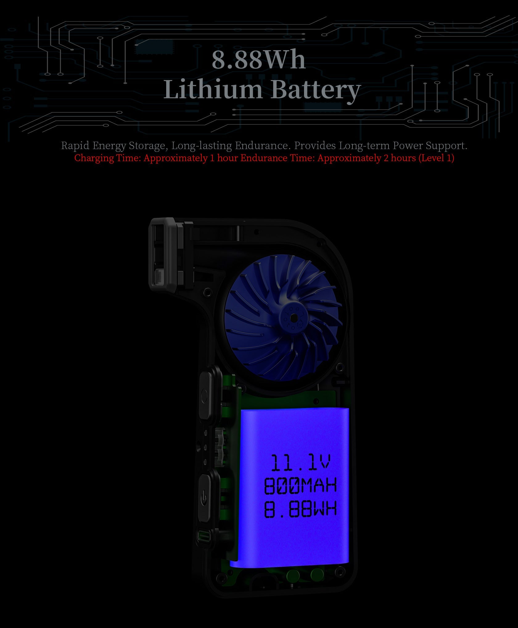 Leofoto EB-01 Electric Air Blower Jet Fan Cleaner for Cameras, Tripods, and more