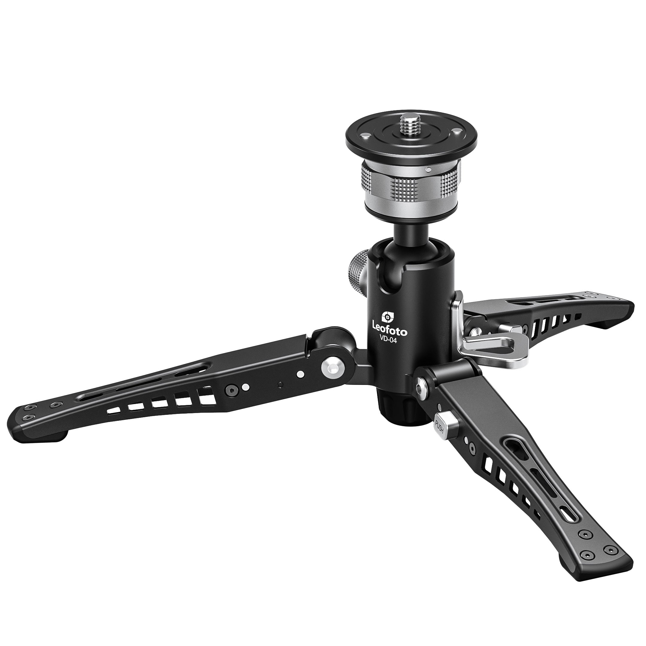Leofoto MF-324C + VD-04 Upgraded Video Monopod System with Base Support Kit