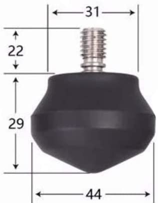 Leofoto LF/LS Rubber Feet for Tripods (Set of 3)