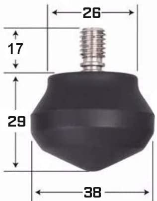 Leofoto LF/LS Rubber Feet for Tripods (Set of 3)