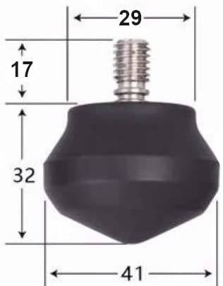 Leofoto LF/LS Rubber Feet for Tripods (Set of 3)