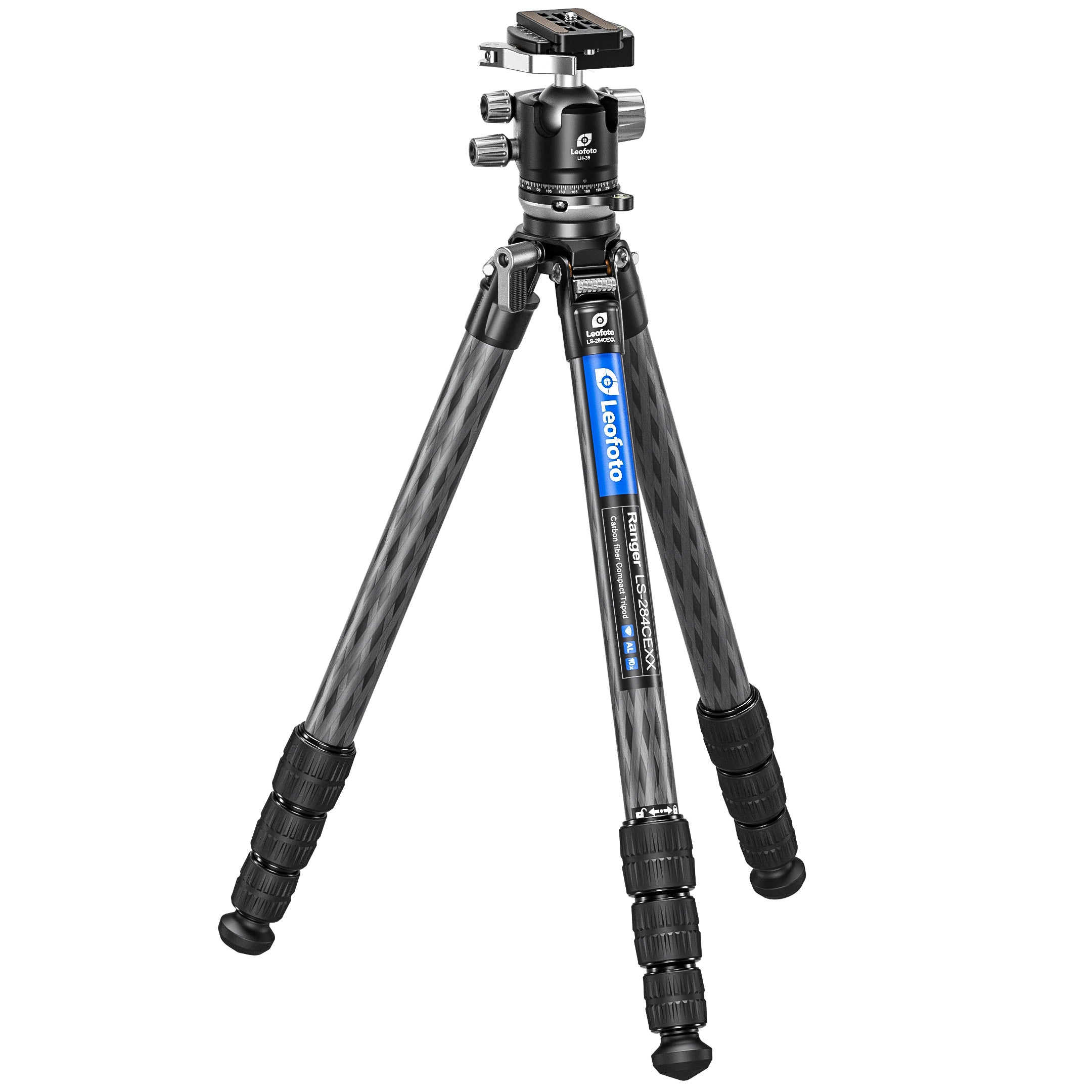 Leofoto LS-284CEX X Version Tripod with Integrated Leveling Head + Ballhead Set