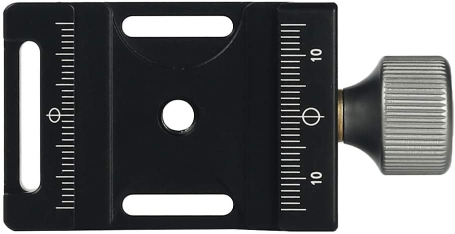 Leofoto DC-38Q 38mm Screw-Knob Clamp W/ BPL-50N Plate /W Strap Slot