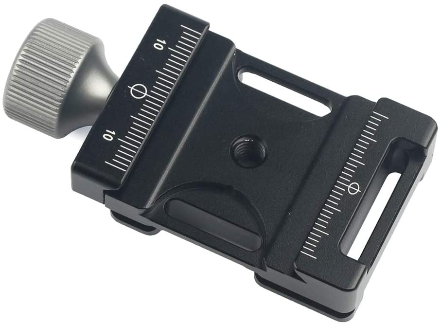 Leofoto DC-38Q 38mm Screw-Knob Clamp W/ BPL-50N Plate /W Strap Slot