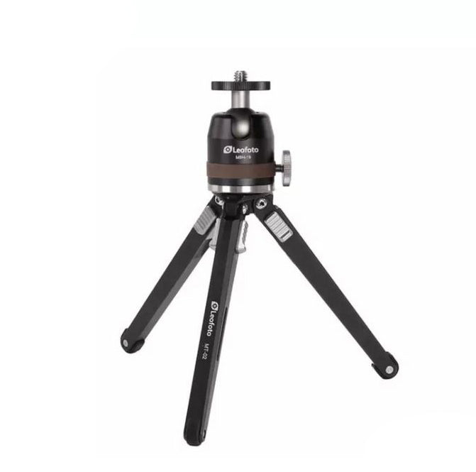 Leofoto MT-02 Aluminum Mini Table Top Tripod (Optional Ball Head Kits)