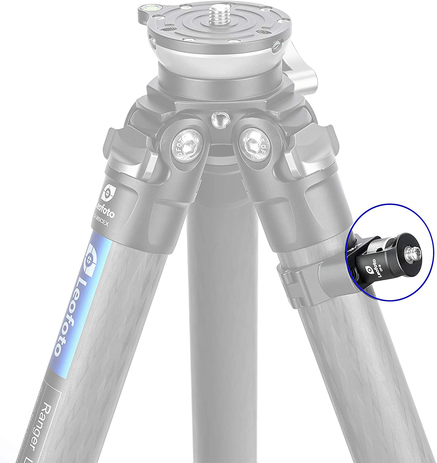 Leofoto CF-9 1/4" Male to 3/8" Male Adapter Accessory Ideal for Magic Arm Tripod Mount