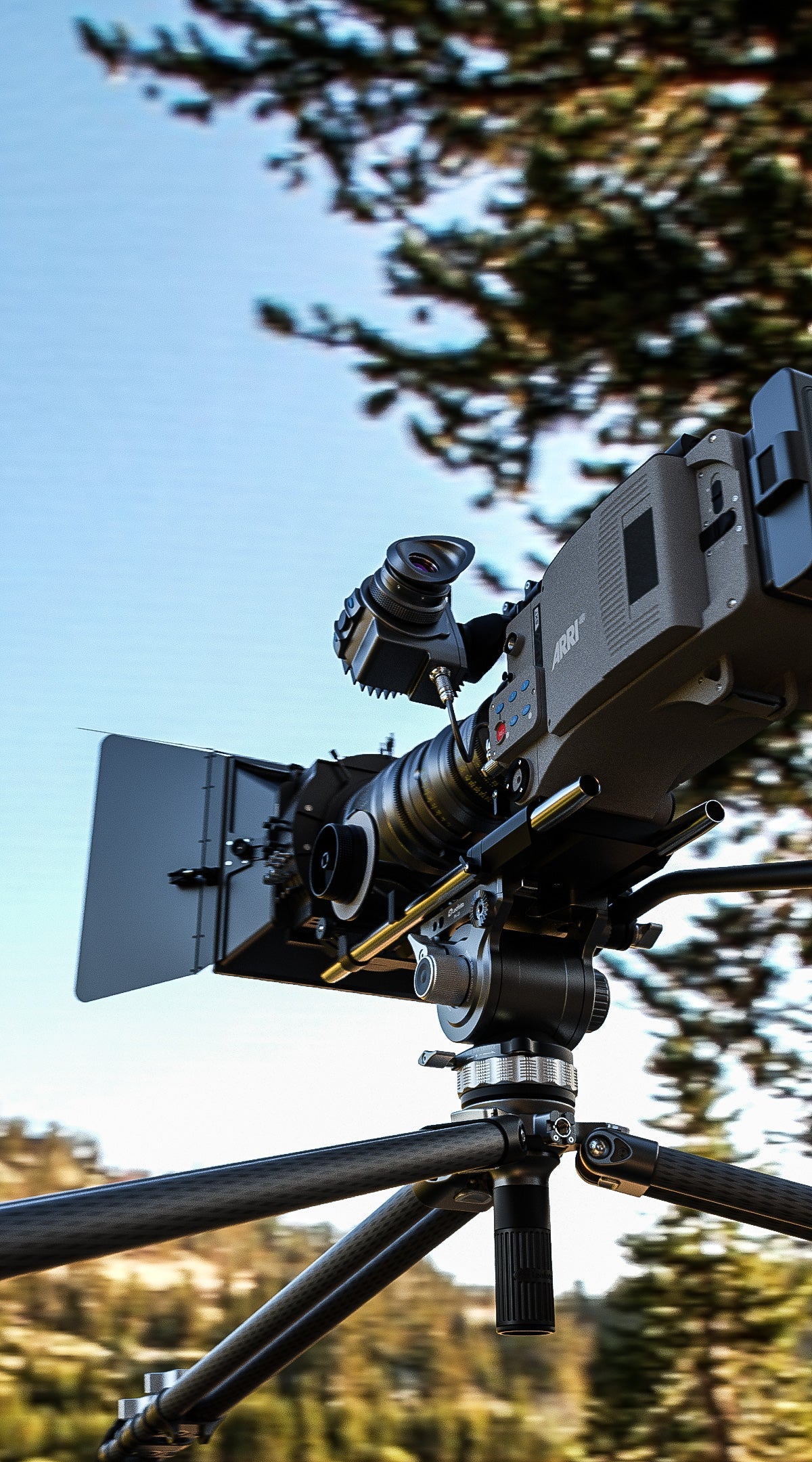 Leofoto LVC-193C+BV-10 Dual-Tube Video Tripod with Fluid Head Set  | 75mm Integrated Bowl with Leveling Base and Handle