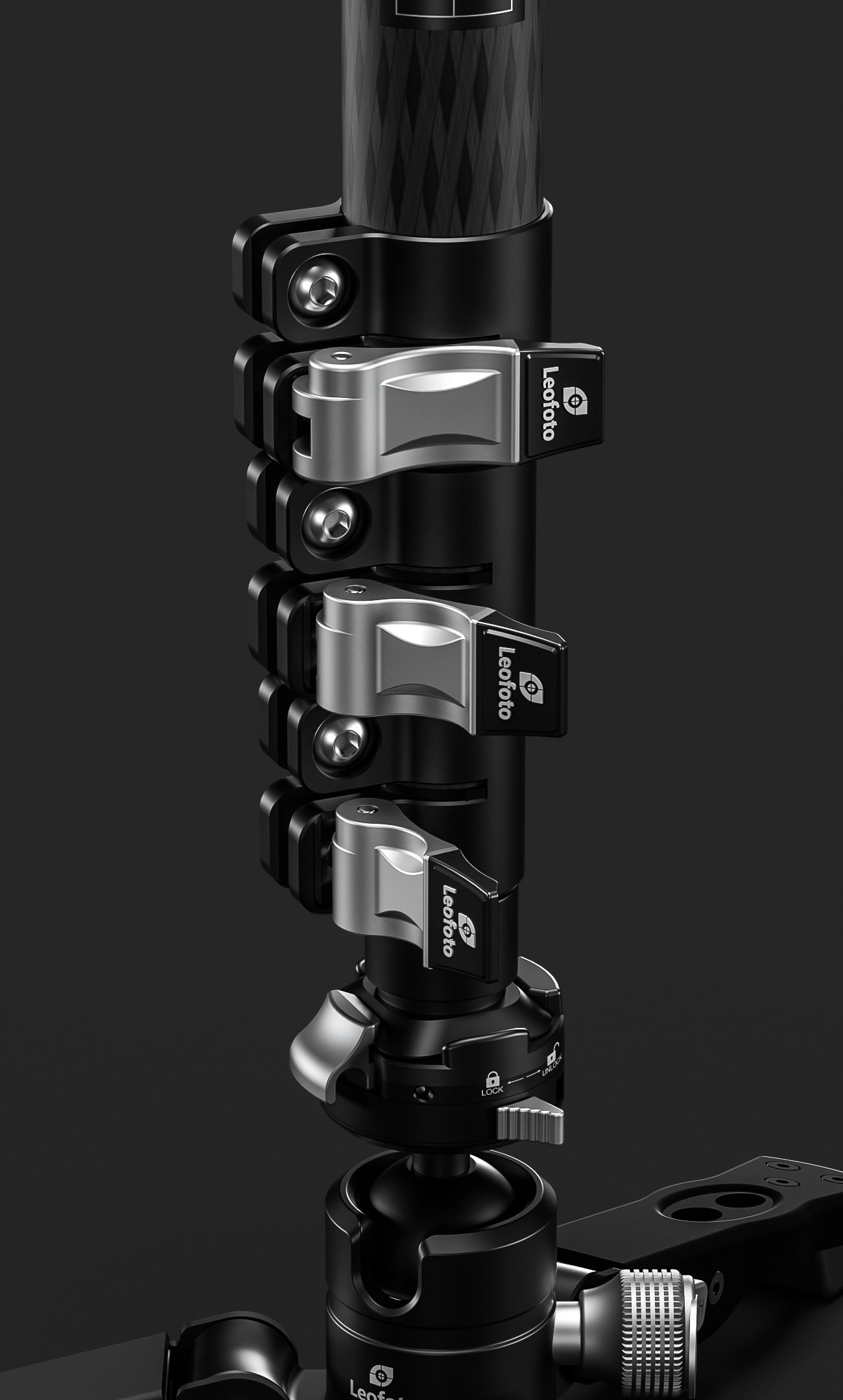 Leofoto MF-324CL(Long) + VD-04 + BV-10 Upgraded Video Monopod System with Base Support Kit and Fluid Video Head