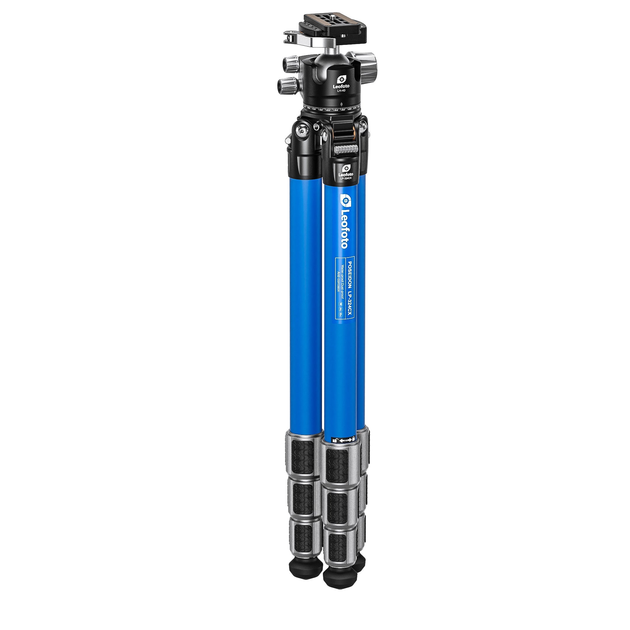 Leofoto LP-324C X Version Poseidon Ocean Tripod+Ballhead Set | Water, Corrosion-Resistant with Titanium Foot Spike