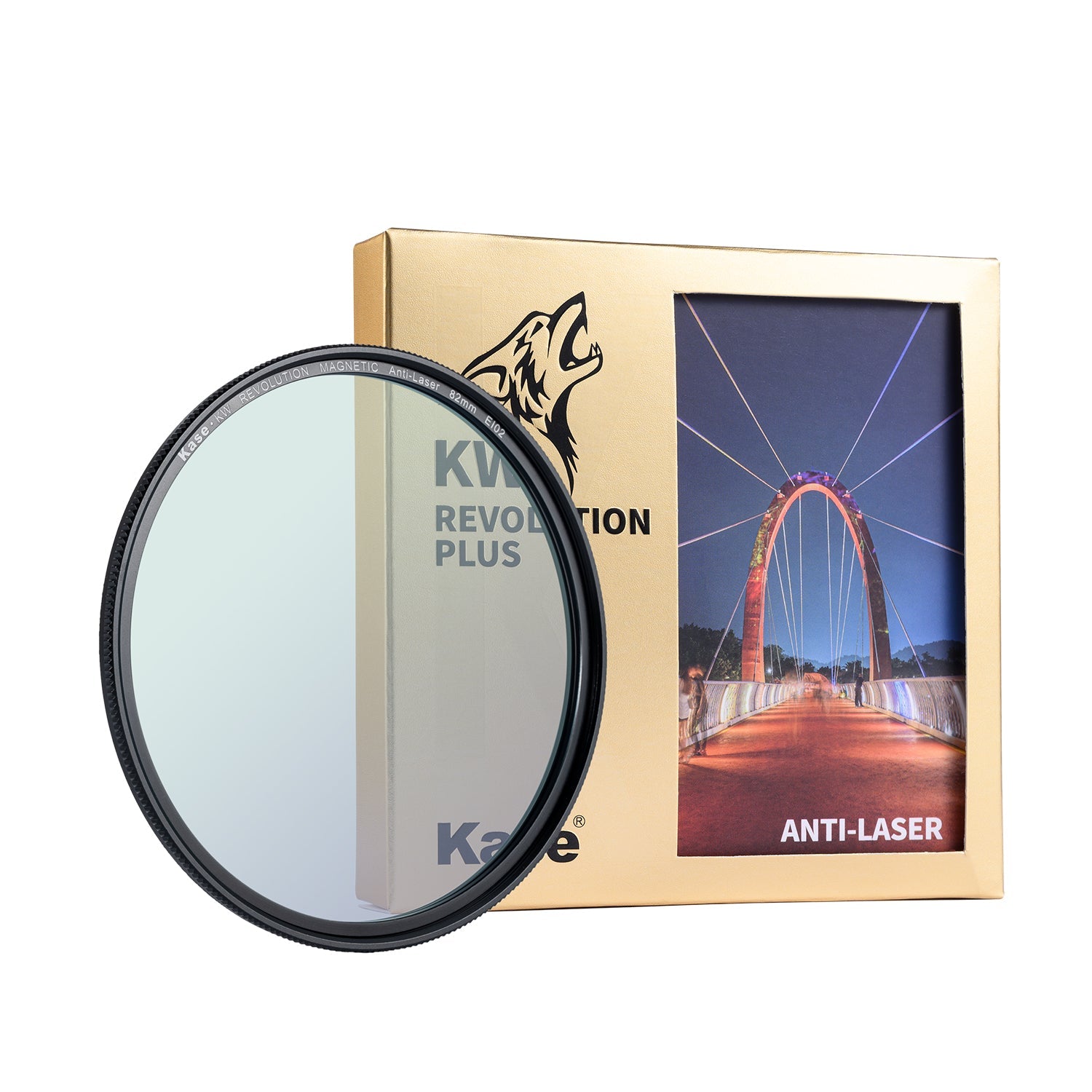 77mm KW Revolution Plus Anti-laser includes inlaid ring
