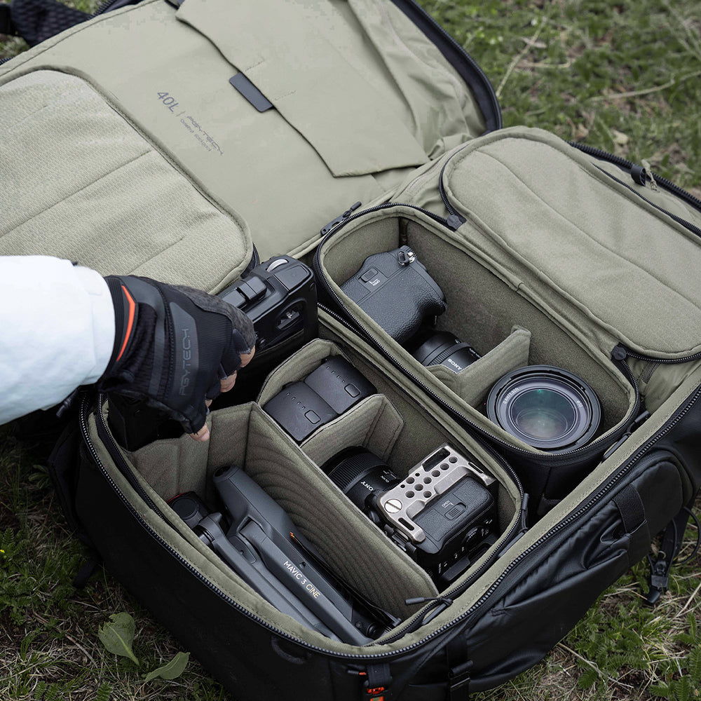 PGYTECH OnePro Flex Backpack 30L (Space Black) + Camera Insert M